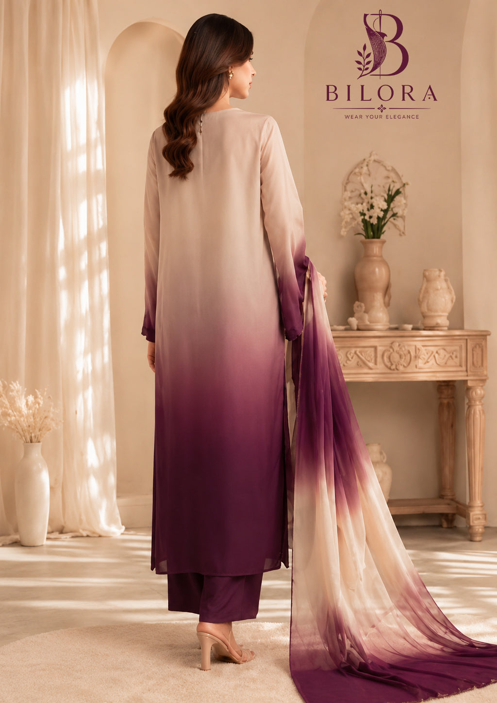 Gulnaar | 3-Piece Unstitched Suit