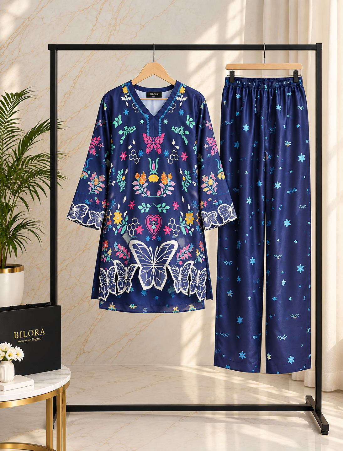 Ammara Bloom | Co-ord Set with Farshi Shalwar