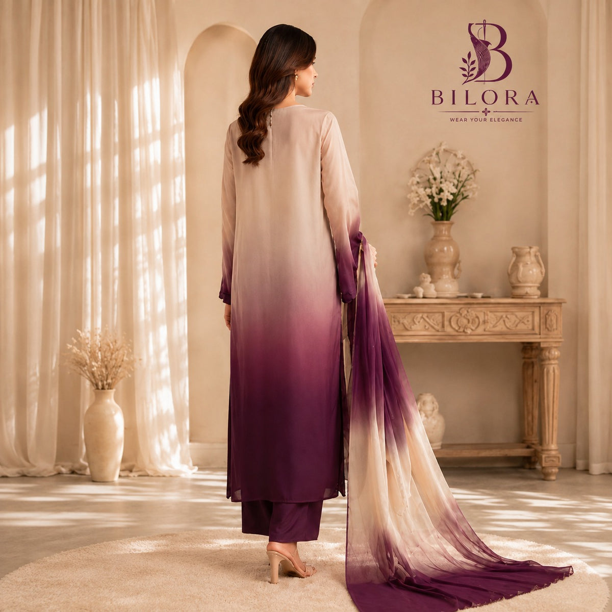 Gulnaar | COLOR WAY | 3-Piece Unstitched Suit
